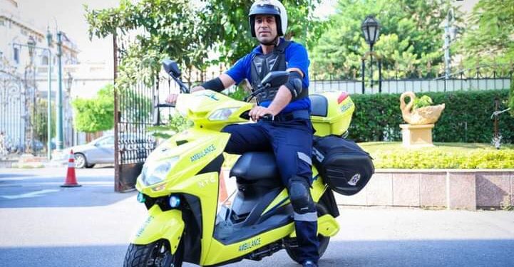 Des scooters électriques intégrés à la flotte des ambulances 1 - Le Progrès Egyptien