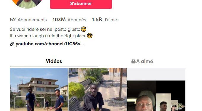 TikTok : Le Sénégalais Khaby Lame, le plus suivi au monde 2 - Le Progrès Egyptien TikTok : Le Sénégalais Khaby Lame, le plus suivi au monde 1 - Le Progrès Egyptien