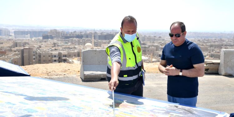Le Président inspecte des projets routiers du Grand Caire 2 - Le Progrès Egyptien Le Président inspecte des projets routiers du Grand Caire 1 - Le Progrès Egyptien