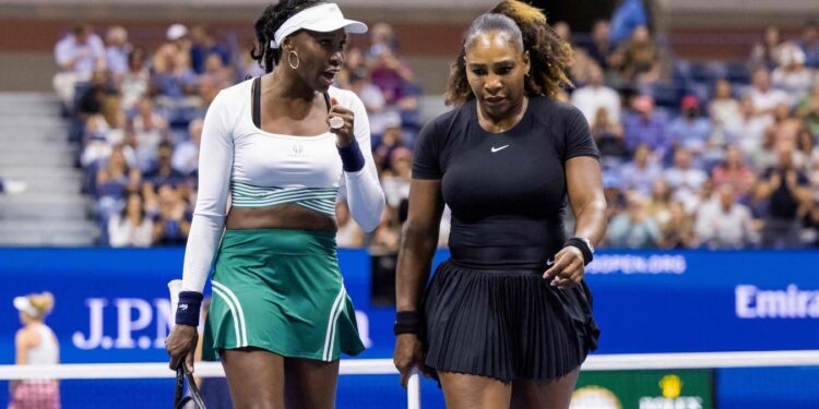 US Open : Serena et Venus Williams éliminées au 1er tour du double 1 - Le Progrès Egyptien