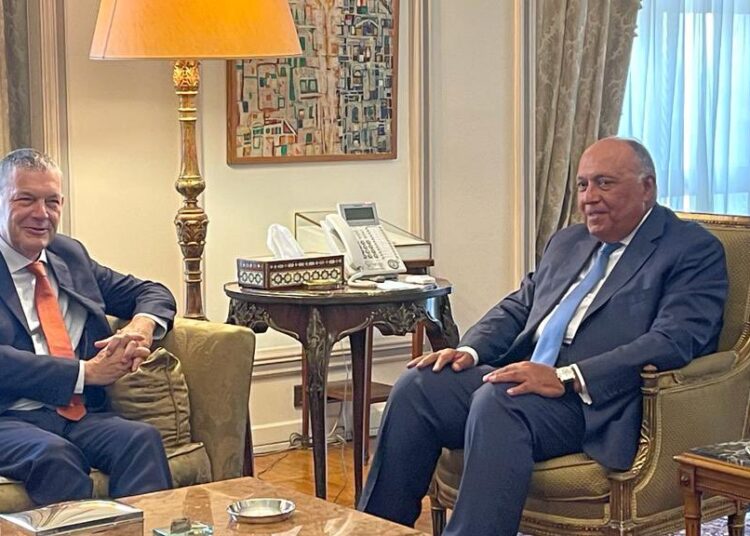 Choucri confirme le soutien continu de l’Égypte à l’UNRWA