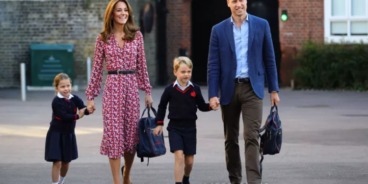 Rentrée scolaire pour George, Charlotte et Louis de Cambridge 1 - Le Progrès Egyptien