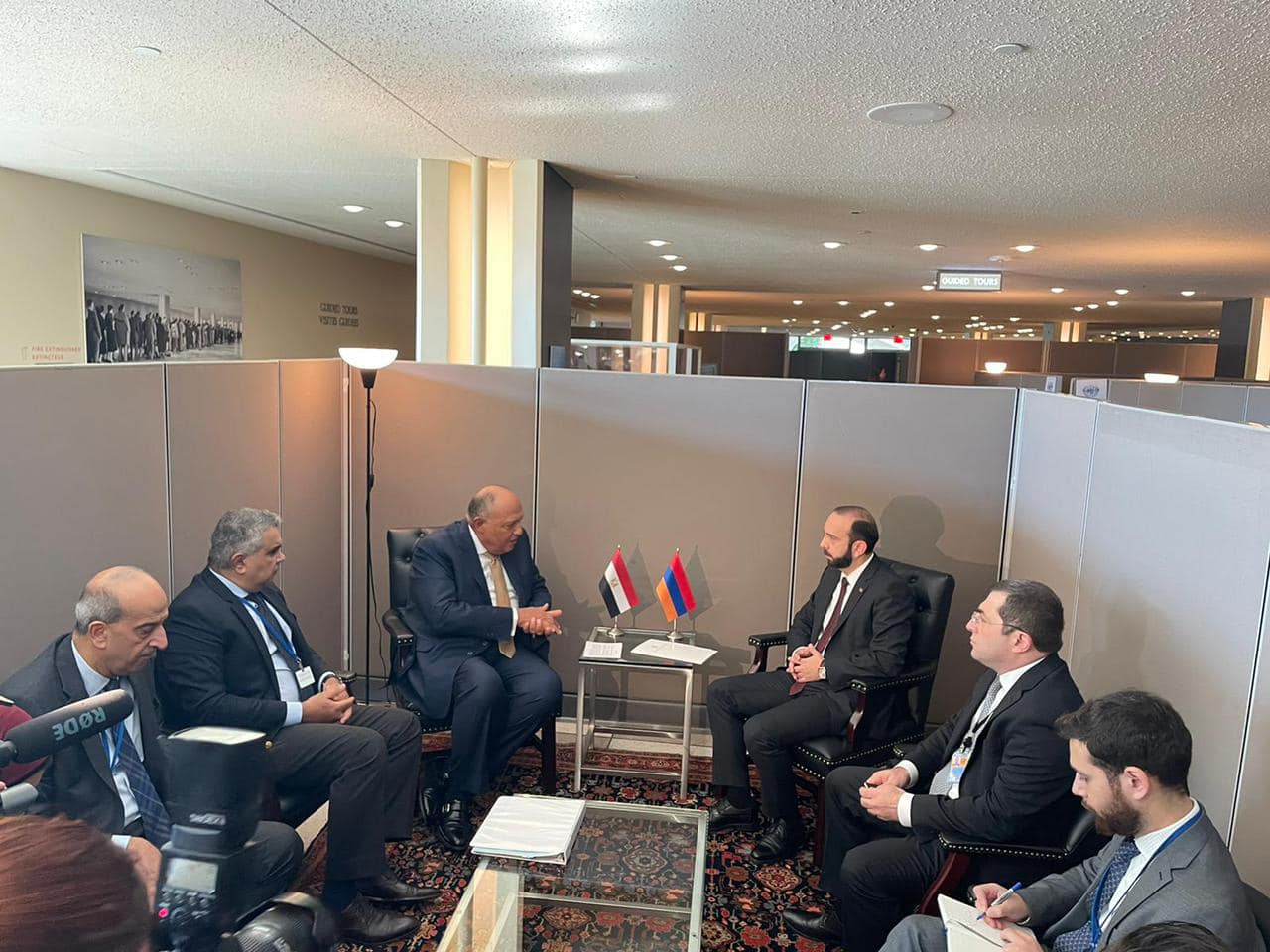 Choucri affirme l'importance du règlement des différends par les moyens pacifiques 1 - Le Progrès Egyptien