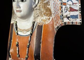 Le masque de momie d’une dame romaine 