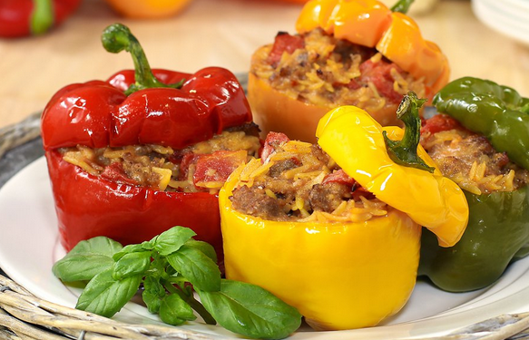 Poivrons farcis au riz et à la viande hachée 1 - Le Progrès Egyptien