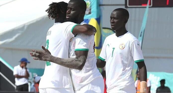 CAN Beach Soccer : le Sénégal cartonne 101-, l’Egypte s’arrache aux tirs au but 2 - Le Progrès Egyptien CAN Beach Soccer : le Sénégal cartonne 101-, l’Egypte s’arrache aux tirs au but 1 - Le Progrès Egyptien