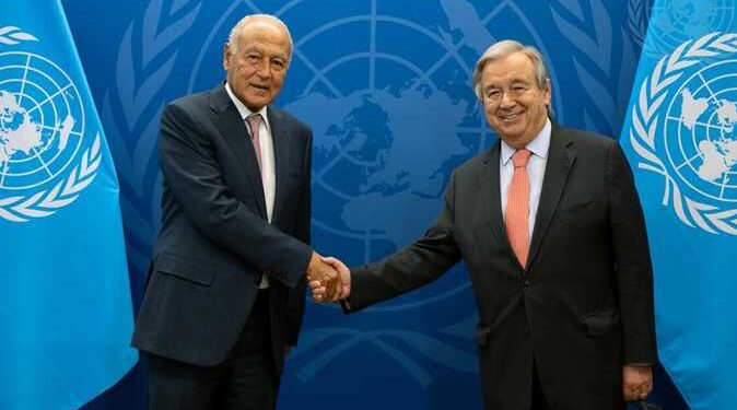 LEA : Le SG et l'envoyé spécial de l'ONU en Libye se coordonnent en vue d'un processus de solution dans le pays 1 - Le Progrès Egyptien