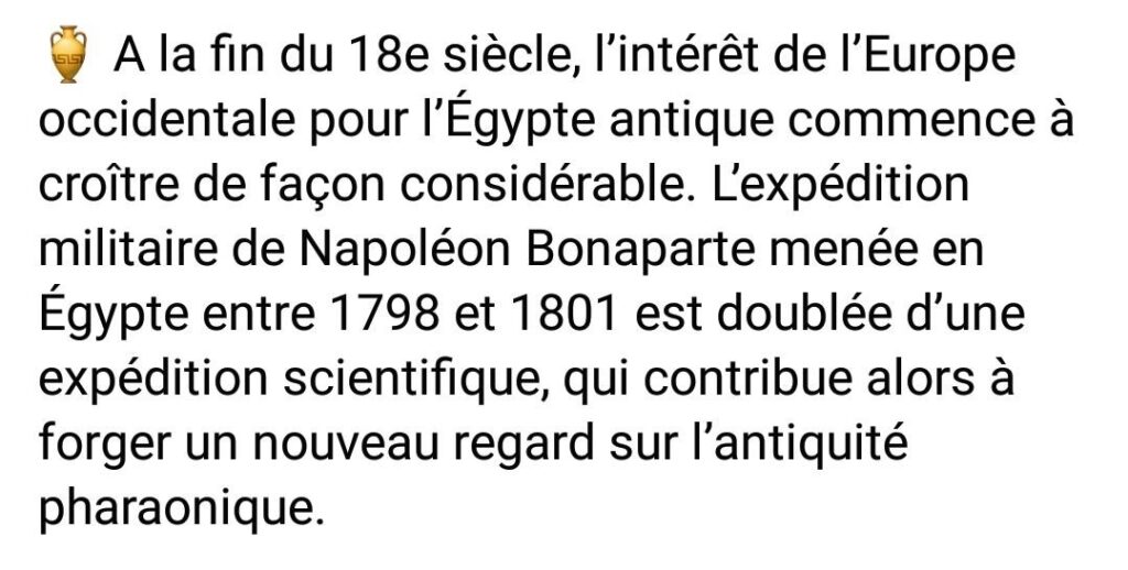 Carrefour de l’actualité, Les réseaux sociaux fêtent les 200 ans de l’Egyptologie ? 5 - Le Progrès Egyptien