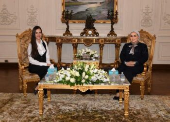 Entissar Al-Sissi  reçoit la Première Dame de Serbie