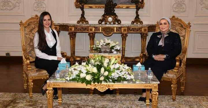 Entissar Al-Sissi reçoit la Première Dame de Serbie 1 - Le Progrès Egyptien