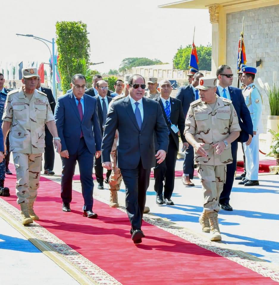Le Président inaugure le centre de contrôle et de suivi du Réseau national d’urgence 7 - Le Progrès Egyptien