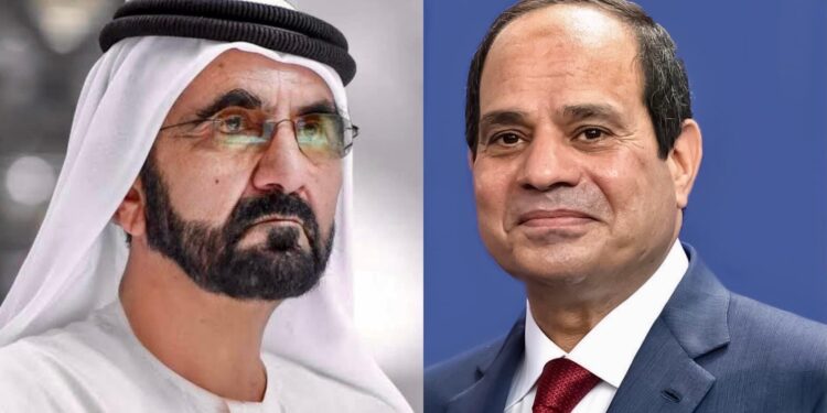 Al-Sissi reçoit Mohammed bin Rachid Al Maktoum 1 - Le Progrès Egyptien