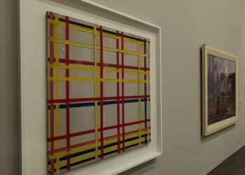 Un tableau de Mondrian accroché à l’envers depuis 77 ans