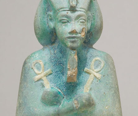 <strong>L’ouchebti en faïence d’Amenhotep IV</strong> 2 - Le Progrès Egyptien <strong>L’ouchebti en faïence d’Amenhotep IV</strong> 1 - Le Progrès Egyptien