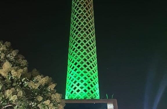 Journée mondiale de la santé mentale : La Tour du Caire illuminée en vert 1 - Le Progrès Egyptien