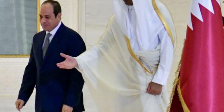 Al-Sissi regagne la patrie après une visite éclair au Qatar 2 - Le Progrès Egyptien Al-Sissi regagne la patrie après une visite éclair au Qatar 1 - Le Progrès Egyptien