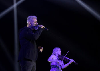 Une soirée égypto-anglaise aux pieds des pyramides