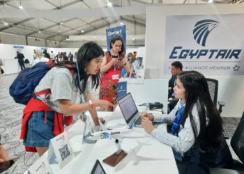 Le pavillon d’EgyptAir braquent les regards à la COP27