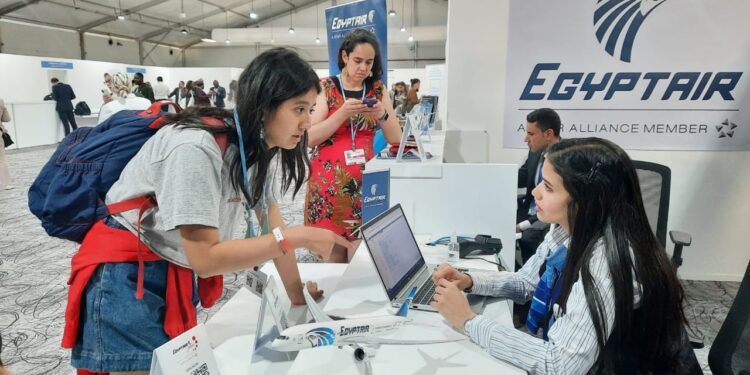 Le pavillon d’EgyptAir braquent les regards à la COP27 2 - Le Progrès Egyptien Le pavillon d’EgyptAir braquent les regards à la COP27 1 - Le Progrès Egyptien