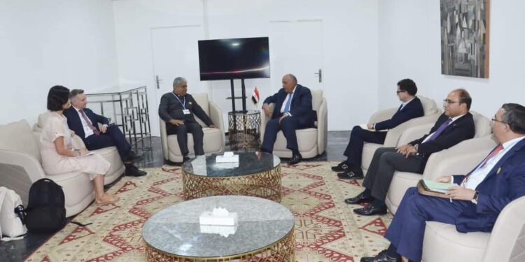 <strong>COP 27: Choucri mutiplie ses rencontres avec les ministres en charge des négociations</strong> 1 - Le Progrès Egyptien