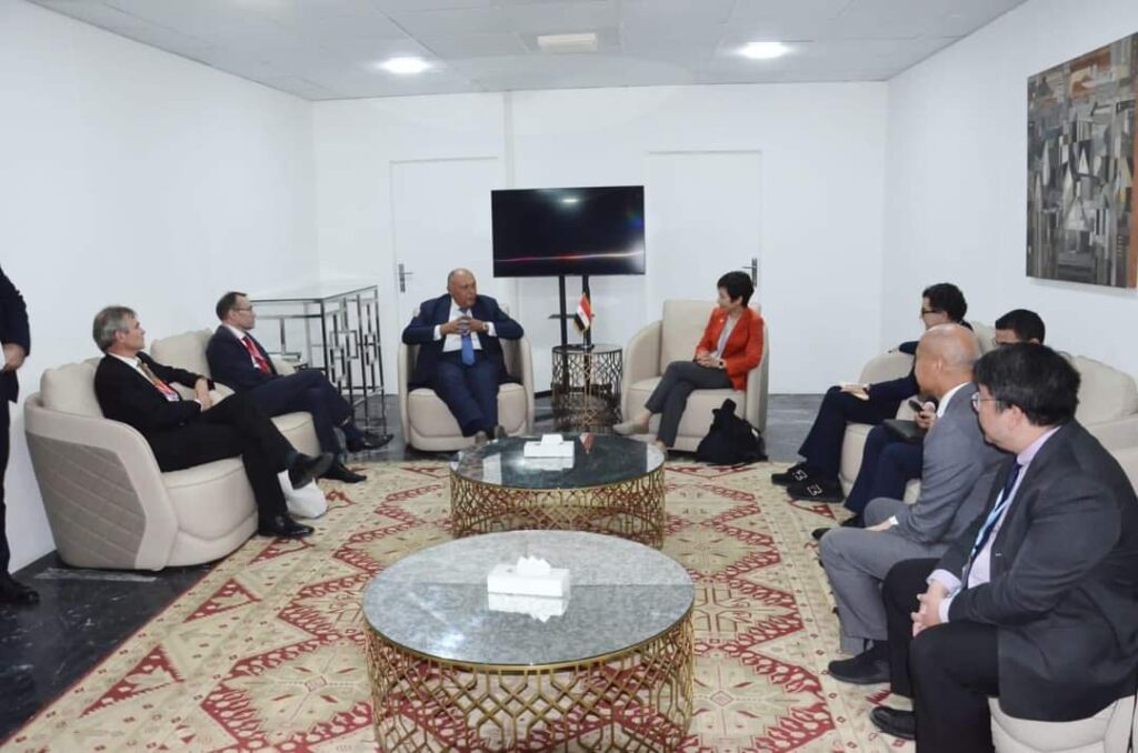 <strong>COP 27: Choucri mutiplie ses rencontres avec les ministres en charge des négociations</strong> 7 - Le Progrès Egyptien