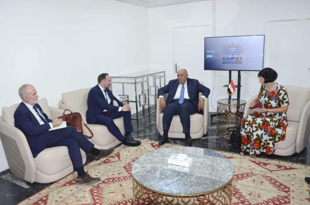 <strong>COP 27: Choucri mutiplie ses rencontres avec les ministres en charge des négociations</strong> 9 - Le Progrès Egyptien