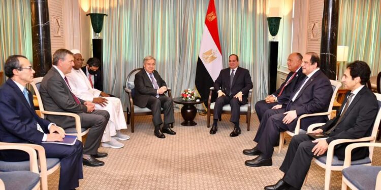 Al-Sissi : L'Egypte salue la coopération fructueuse avec l'ONU dans le domaine de l'action climatique 2 - Le Progrès Egyptien Al-Sissi : L'Egypte salue la coopération fructueuse avec l'ONU dans le domaine de l'action climatique 1 - Le Progrès Egyptien