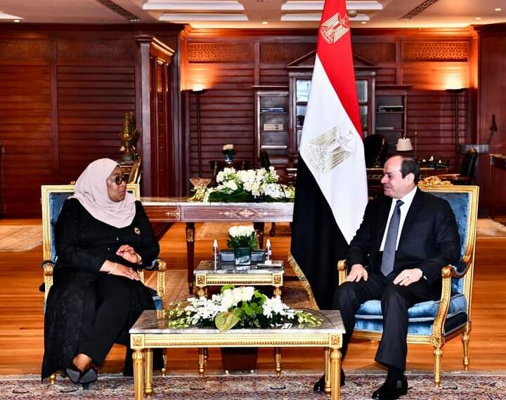 Al-Sissi reçoit la présidente de Tanzanie 1 - Le Progrès Egyptien