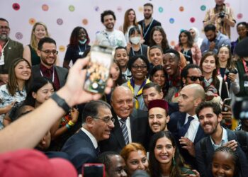 Cop27: Choucri visite le pavillon de la jeunesse et des enfants