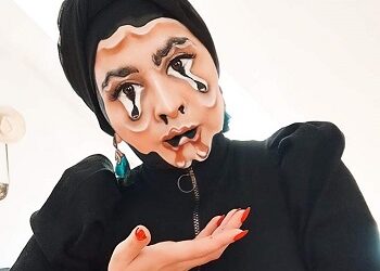 Se maquiller en fantaisie, l’art unique d’Al Zahraa