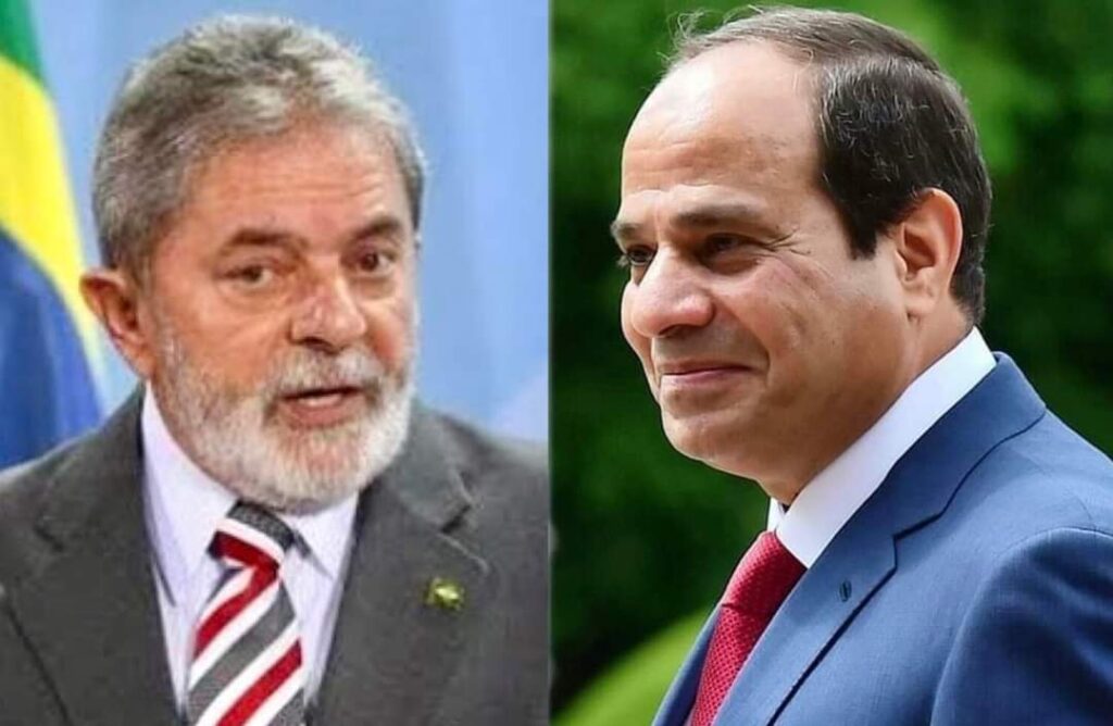Al-Sissi reçoit un appel téléphonique de son homologue brésilien Lula da Silva 4 - Le Progrès Egyptien Al-Sissi reçoit un appel téléphonique de son homologue brésilien Lula da Silva 3 - Le Progrès Egyptien