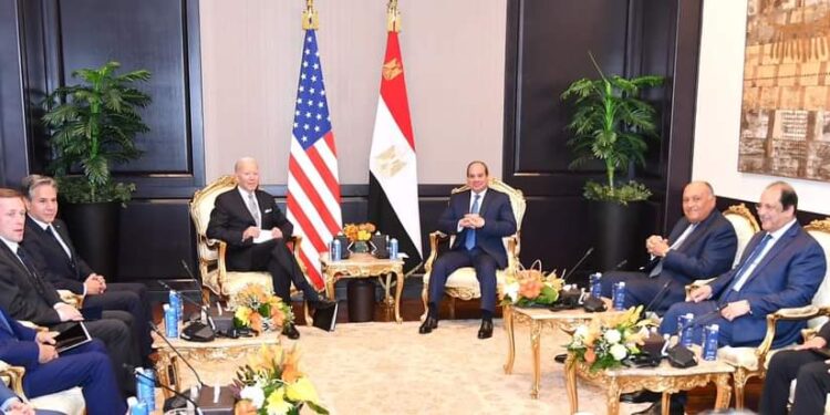 COP-27: Al-Sissi reçoit Biden à Charm El-Cheikh (Photos) 2 - Le Progrès Egyptien COP-27: Al-Sissi reçoit Biden à Charm El-Cheikh (Photos) 1 - Le Progrès Egyptien