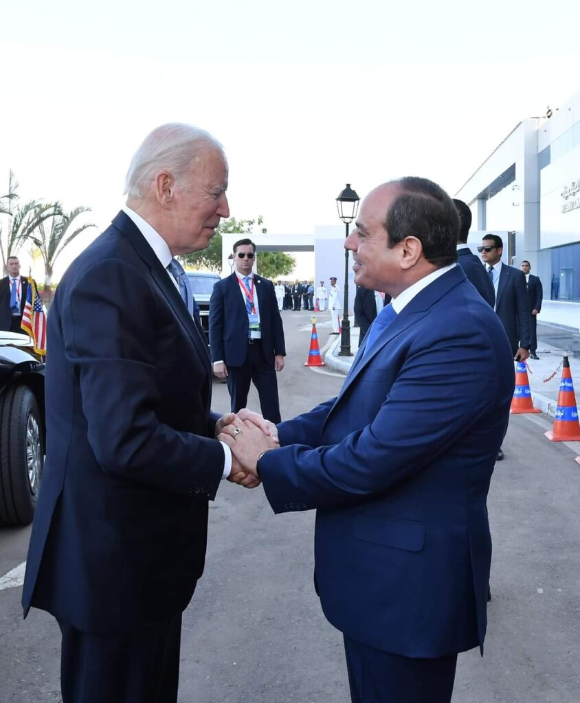 COP-27: Al-Sissi reçoit Biden à Charm El-Cheikh (Photos) 4 - Le Progrès Egyptien COP-27: Al-Sissi reçoit Biden à Charm El-Cheikh (Photos) 3 - Le Progrès Egyptien