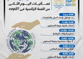 COP27 : Sur l’agenda au 2e jour…