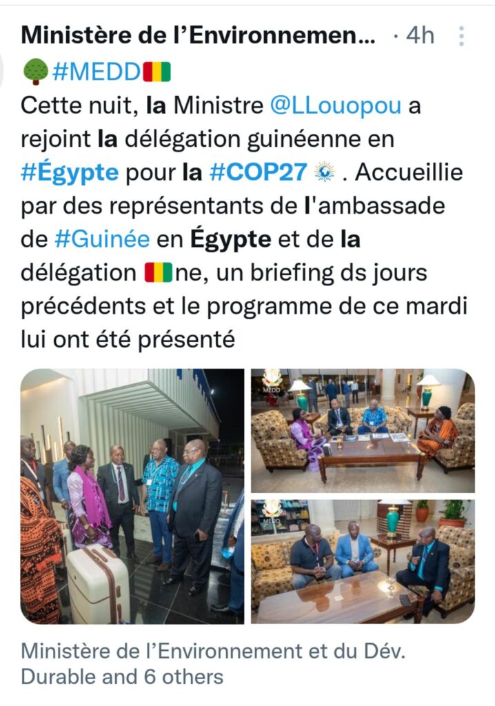 La #COP27 fait la tour de la toile 33 - Le Progrès Egyptien