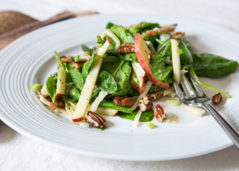 Salade épinards et pommes