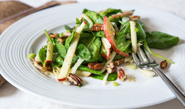 Salade épinards et pommes 2 - Le Progrès Egyptien Salade épinards et pommes 1 - Le Progrès Egyptien