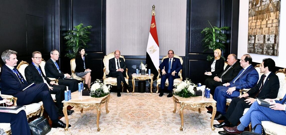 Al-Sissi à Scholz : Nous aspirons au renforcement des contributions allemandes au développement en Egypte 2 - Le Progrès Egyptien Al-Sissi à Scholz : Nous aspirons au renforcement des contributions allemandes au développement en Egypte 1 - Le Progrès Egyptien