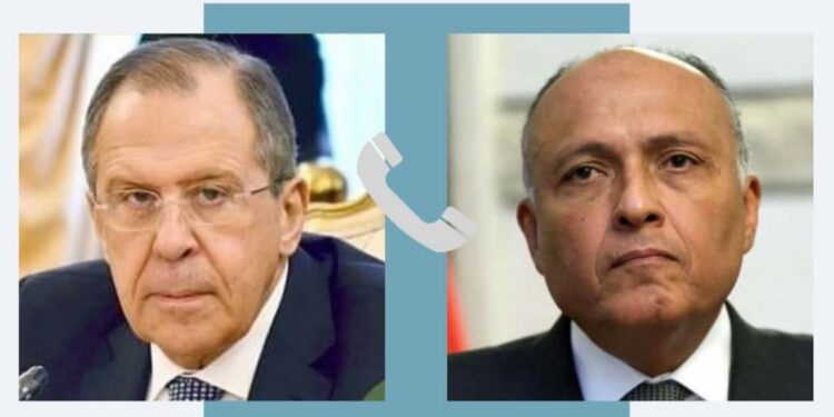 <strong>Le ministre des Affaires étrangères reçoit un appel téléphonique du ministre russe des Affaires étrangères </strong> 2 - Le Progrès Egyptien <strong>Le ministre des Affaires étrangères reçoit un appel téléphonique du ministre russe des Affaires étrangères </strong> 1 - Le Progrès Egyptien