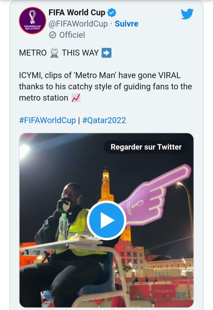 <strong>«Metro man», le jeune Kényan qui ambiance Doha</strong> 4 - Le Progrès Egyptien <strong>«Metro man», le jeune Kényan qui ambiance Doha</strong> 3 - Le Progrès Egyptien