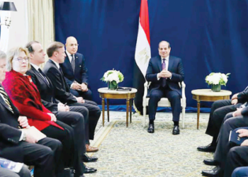Al-Sissi regagne la patrie de retour de Washington