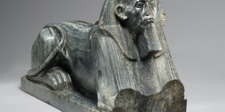 <strong>Statue de Sésostris III en sphinx</strong> 2 - Le Progrès Egyptien <strong>Statue de Sésostris III en sphinx</strong> 1 - Le Progrès Egyptien