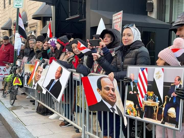 La diaspora égyptienne accueille le Président Al-Sissi à Washington 4 - Le Progrès Egyptien La diaspora égyptienne accueille le Président Al-Sissi à Washington 3 - Le Progrès Egyptien