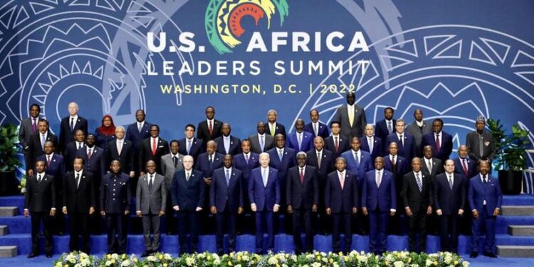 Le Président Al-Sissi lors des séances du Sommet USA-Afrique 2 - Le Progrès Egyptien Le Président Al-Sissi lors des séances du Sommet USA-Afrique 1 - Le Progrès Egyptien
