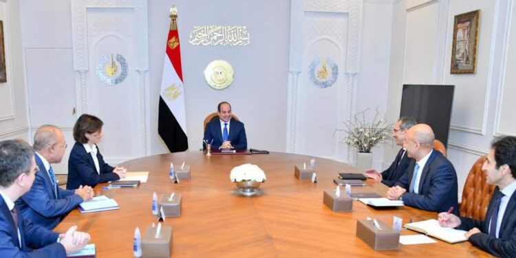 Al-Sissi reçoit la directrice exécutive du Groupe Orange 2 - Le Progrès Egyptien Al-Sissi reçoit la directrice exécutive du Groupe Orange 1 - Le Progrès Egyptien