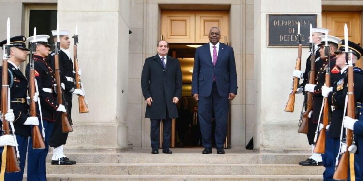 Le Président s'entretient au Pentagone avec le secrétaire américain à la Défense 2 - Le Progrès Egyptien Le Président s'entretient au Pentagone avec le secrétaire américain à la Défense 1 - Le Progrès Egyptien