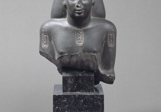 Statue avec des cartouches de Psammétique II 2 - Le Progrès Egyptien Statue avec des cartouches de Psammétique II 1 - Le Progrès Egyptien
