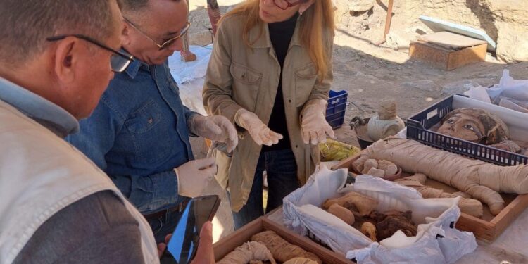 La directrice régionale de l'UNESCO visite Saqqarah 1 - Le Progrès Egyptien