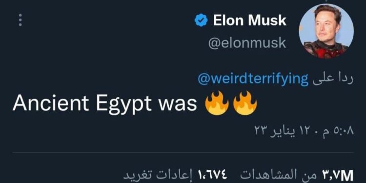 Le tweet d'Elon Musk sur le temple de Dandara à Louxor fait le buz 1 - Le Progrès Egyptien