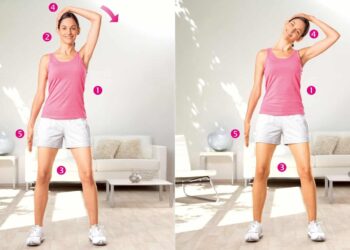 Exercice d’étirement du cou